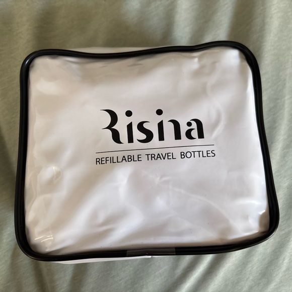 Travel Toiletry Set with Silicone Bottles and Accessories - Picture 2 of 2